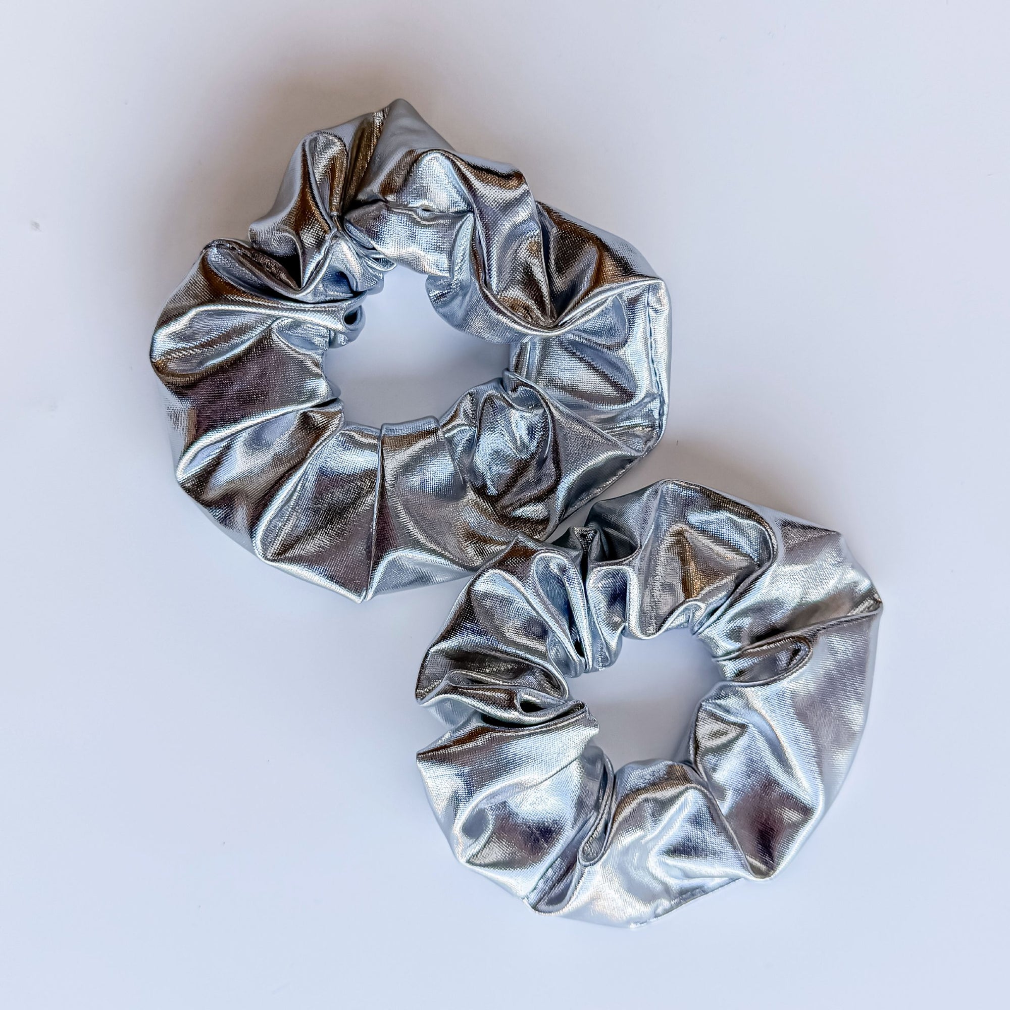 Silver Scrunchie