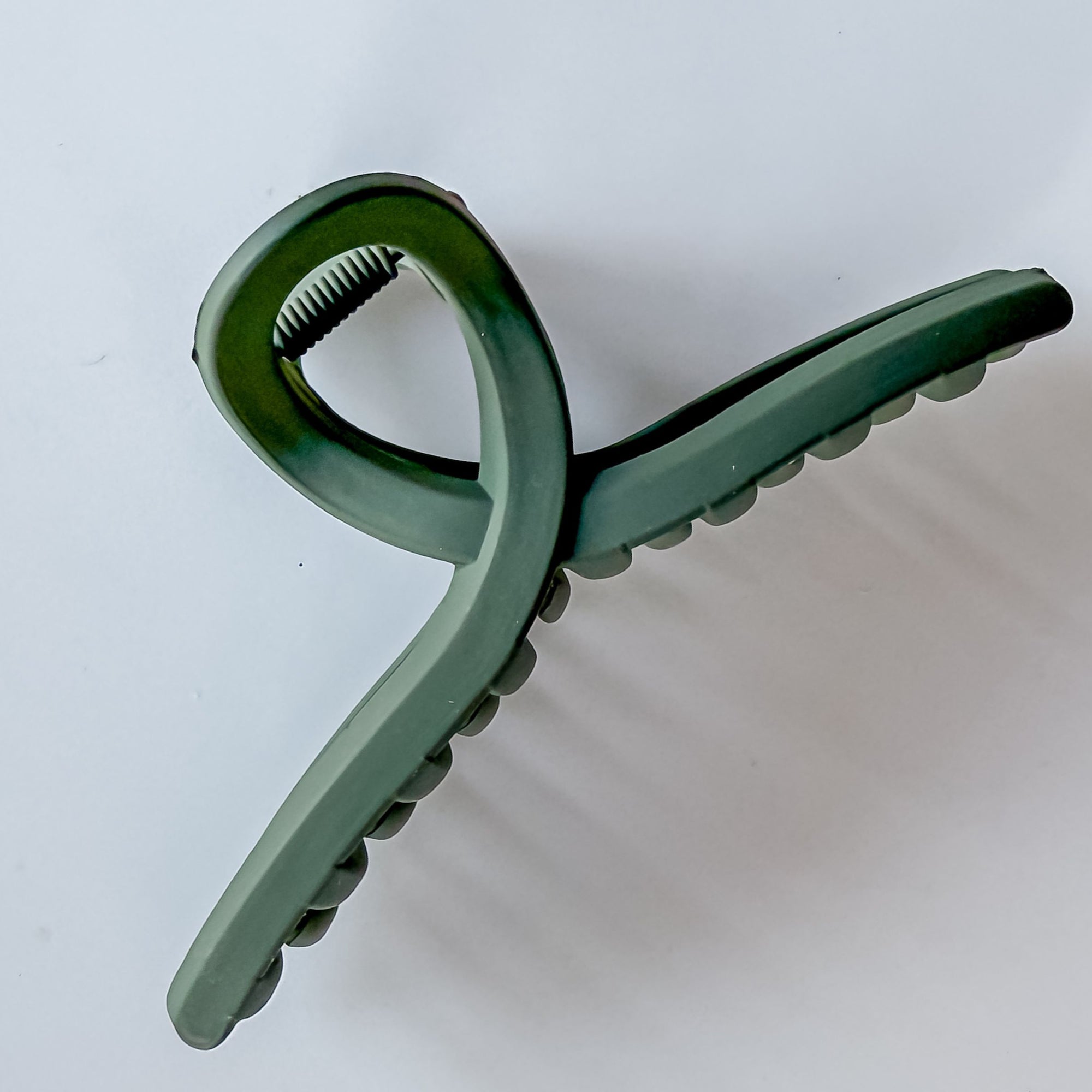 Deep Green Loop Hair Clip