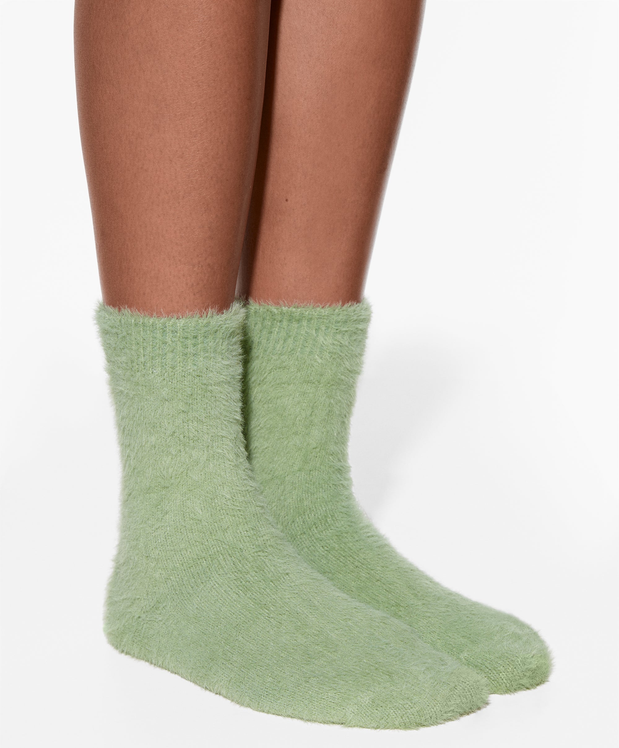 Green Lux Cozy Socks