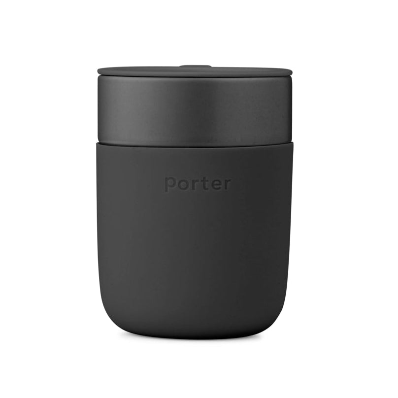 charcoal ceramic travel mug stylish & eco friendly ceramic mug