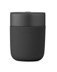 charcoal ceramic travel mug stylish & eco friendly ceramic mug