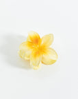 Yellow Maui flower Hair Clips