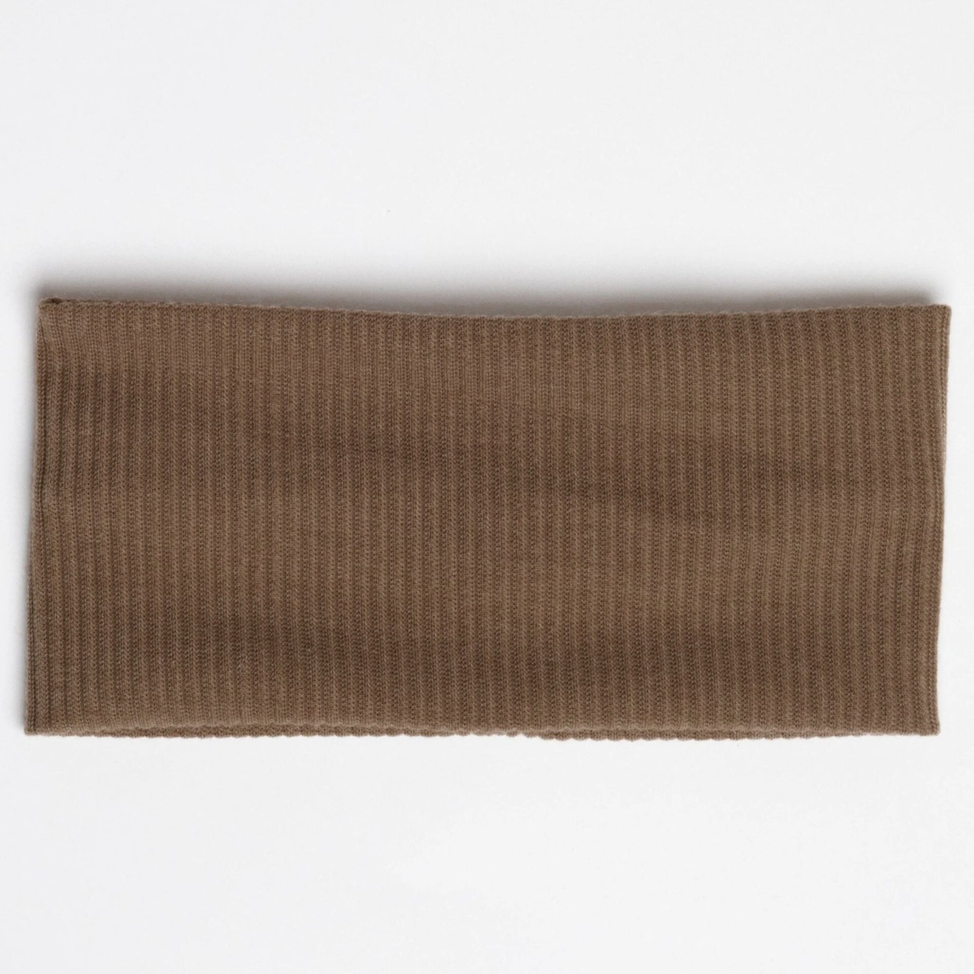 Chocolate Brown Ribbed Headband