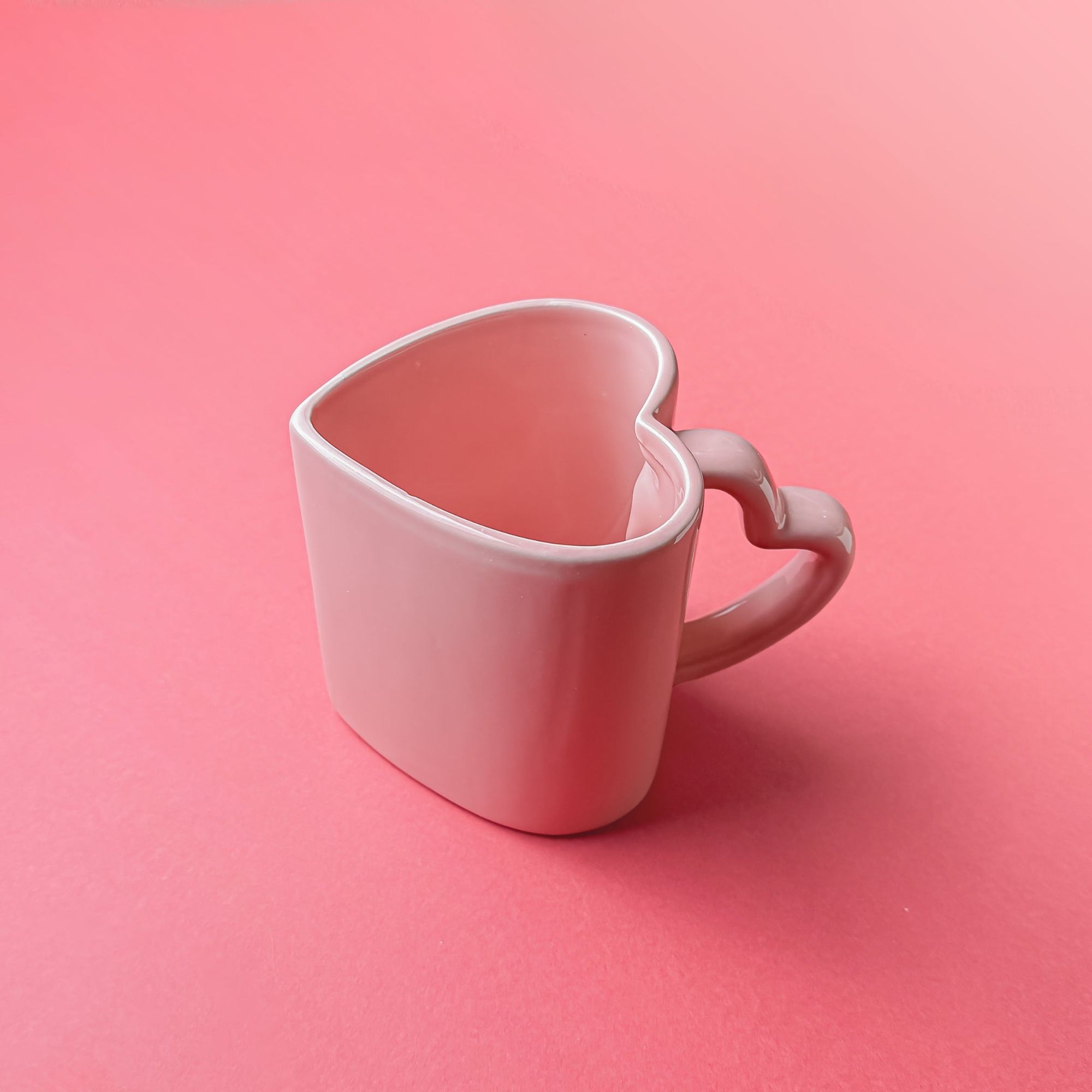 Pink Heart Mug 18oz