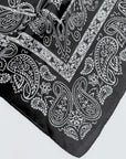 Black Silk Bandana