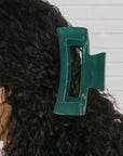 Dark Green Hair Clip