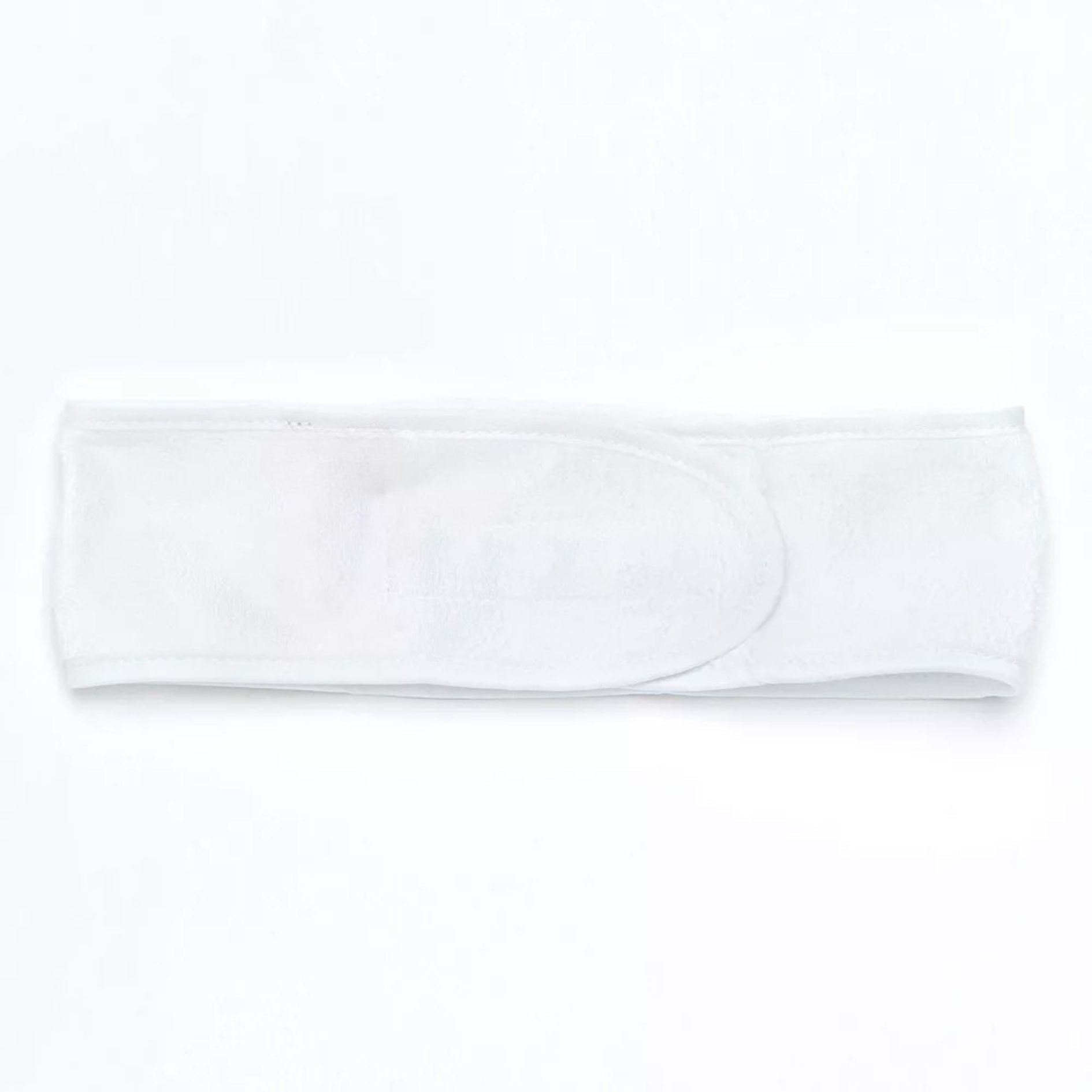 White Plush Spa Headband