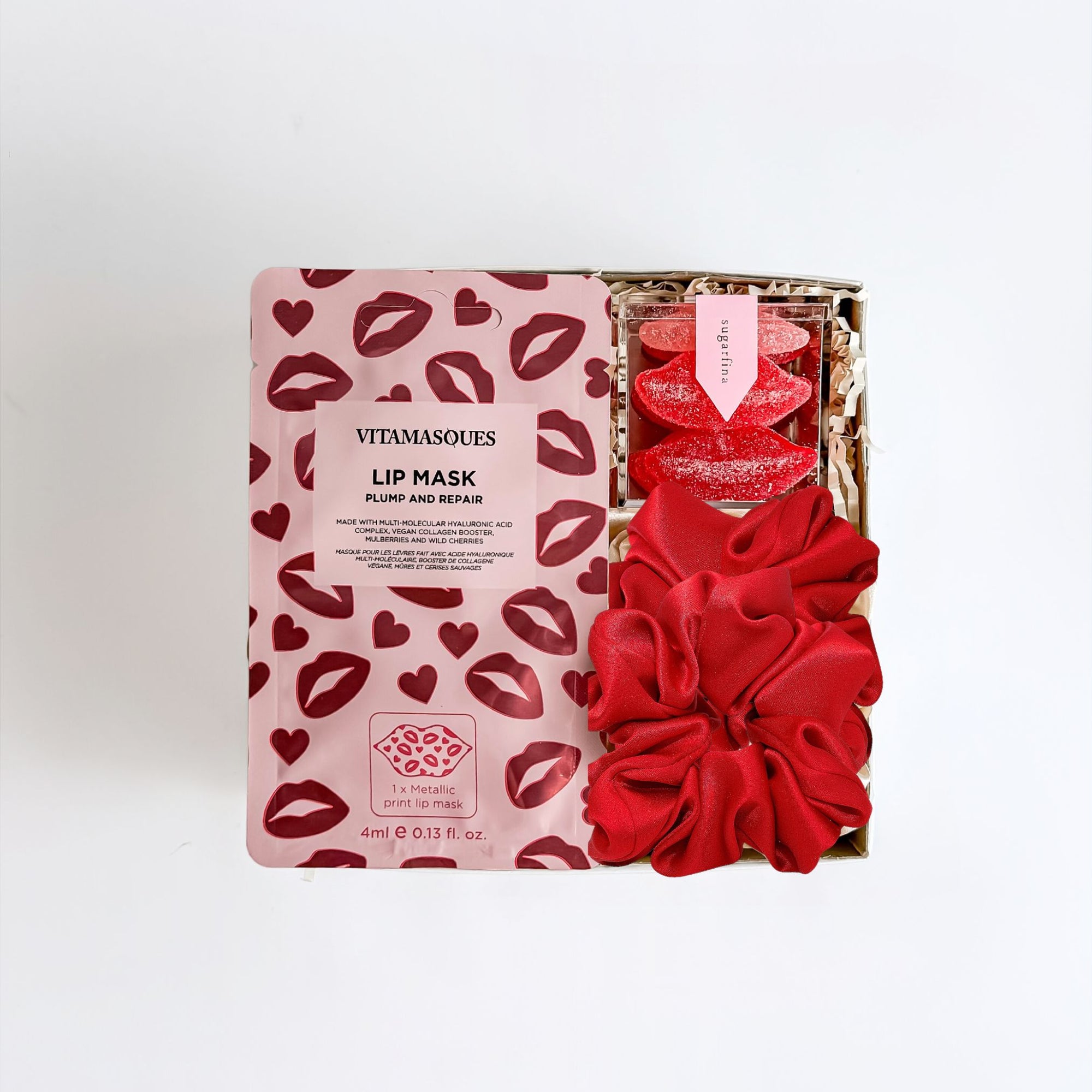 New Romantics Gift Box, Sugarfina Sugar Lips, Vitamasques Lip Mask