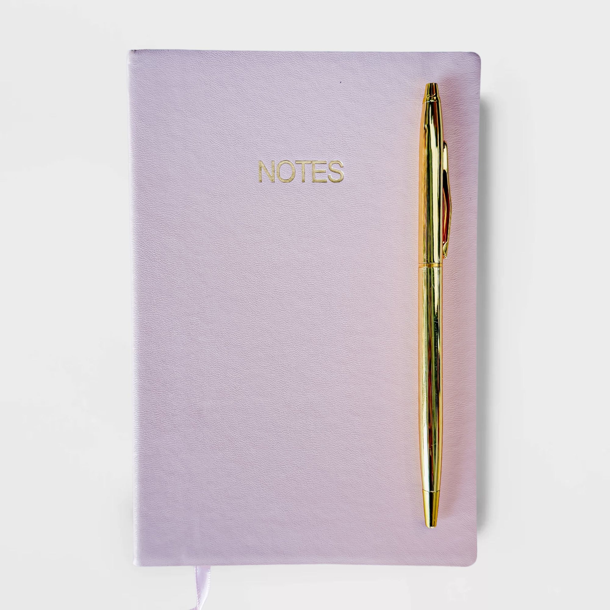 Lilac Vegan Leather A6 Notebook