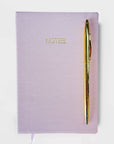 Lilac Vegan Leather A6 Notebook