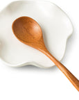 White Ceramic Spoon Rest