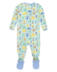 Baby Boys Dino Bamboo Viscose Footed One Piece Pajama | 0-3 M