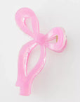 Pink Bow Hair Clip