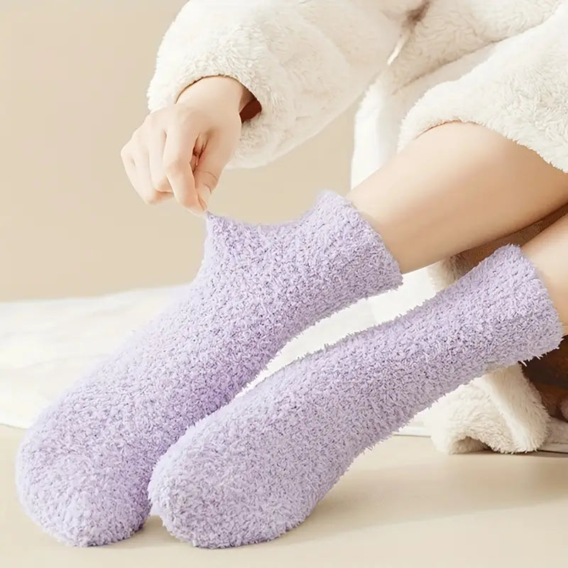 Lilac Lux Cozy Socks