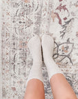 Beige Lux Cozy Woman Socks