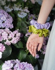 Purple Silk Scrunchie