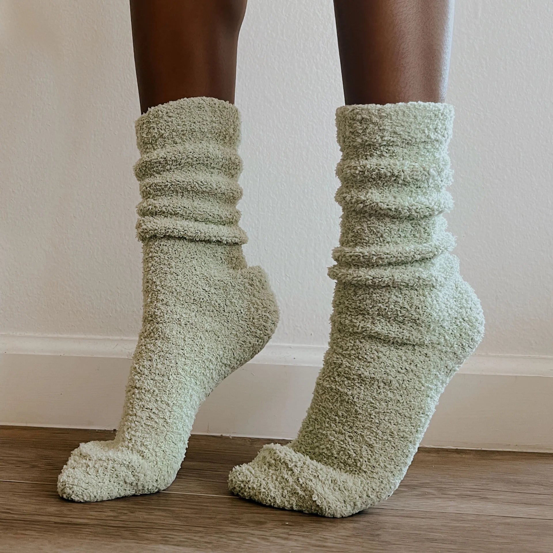 Green Lux Cozy Socks