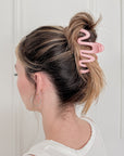 Pink Doodle Hair Clip