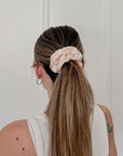 Blush Silk Scrunchies