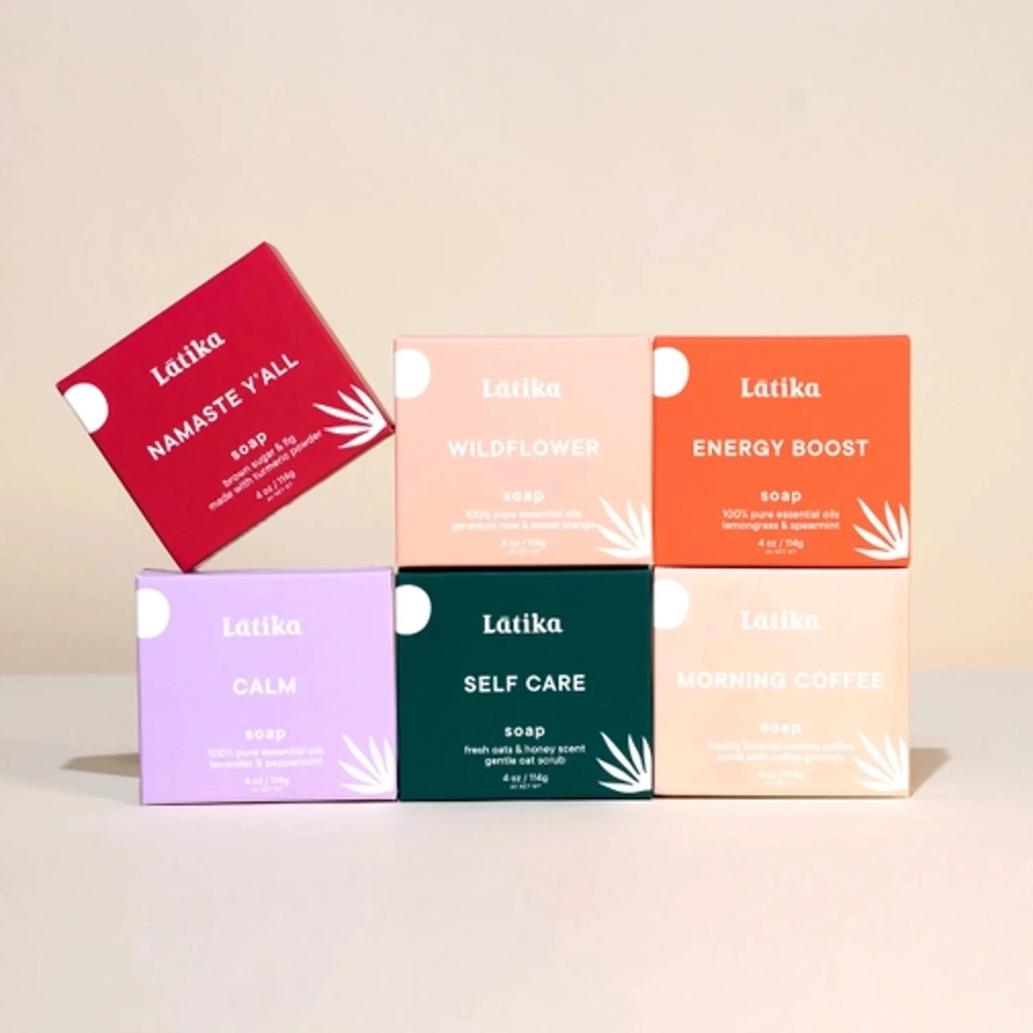 Latika Calm hydrating bar soap gentle natural cleanser essential oils