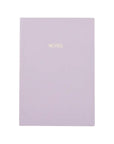 Lilac Vegan Leather A5 Notebook