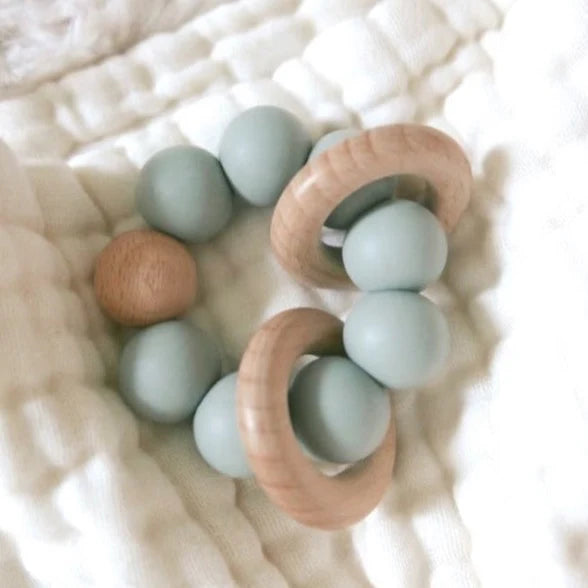 Sage Baby Ring Teether