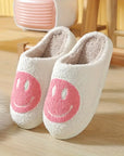 Smile Face Slippers in Pink