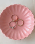 Blush Scallop Ring Dish