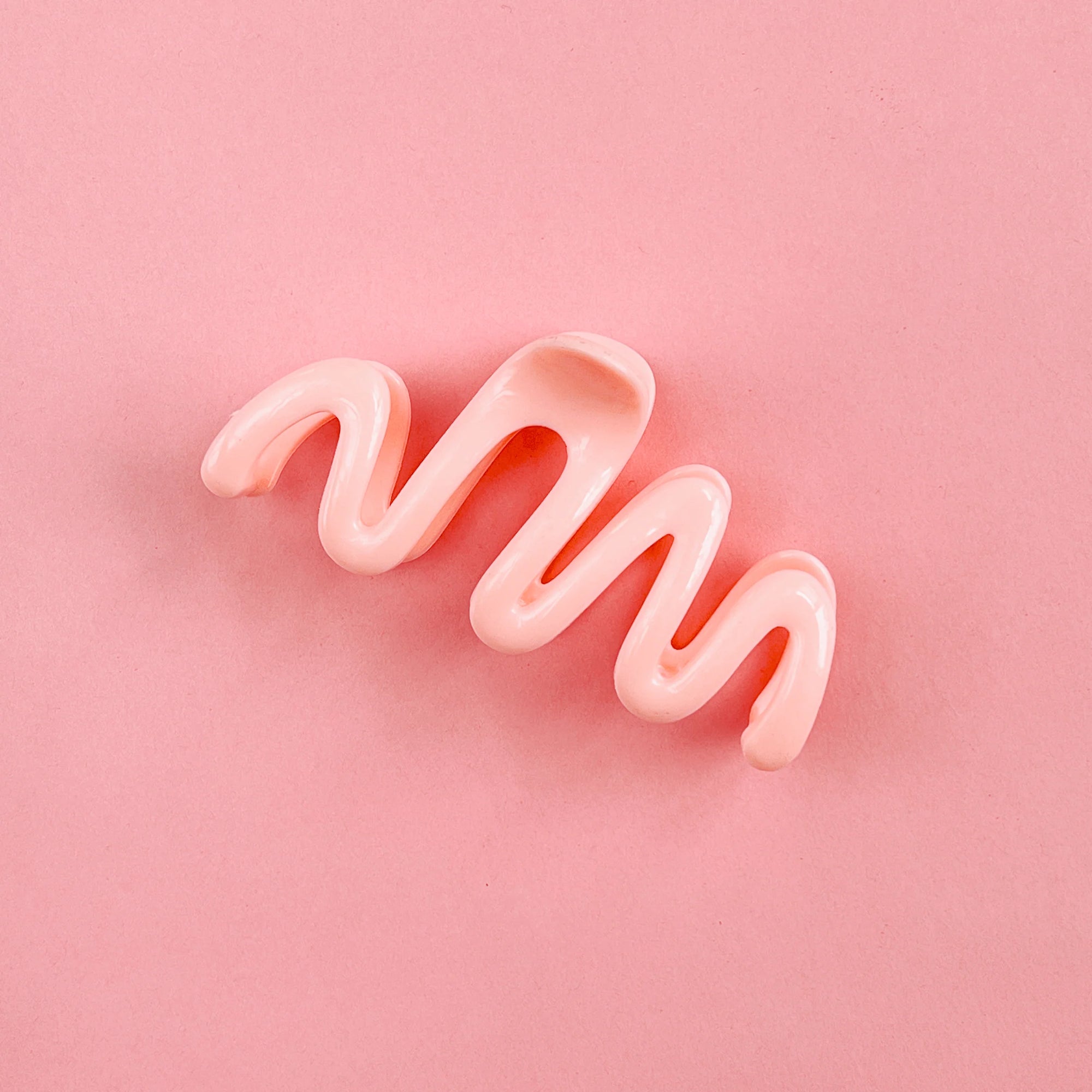 Pink Doodle Hair Clip