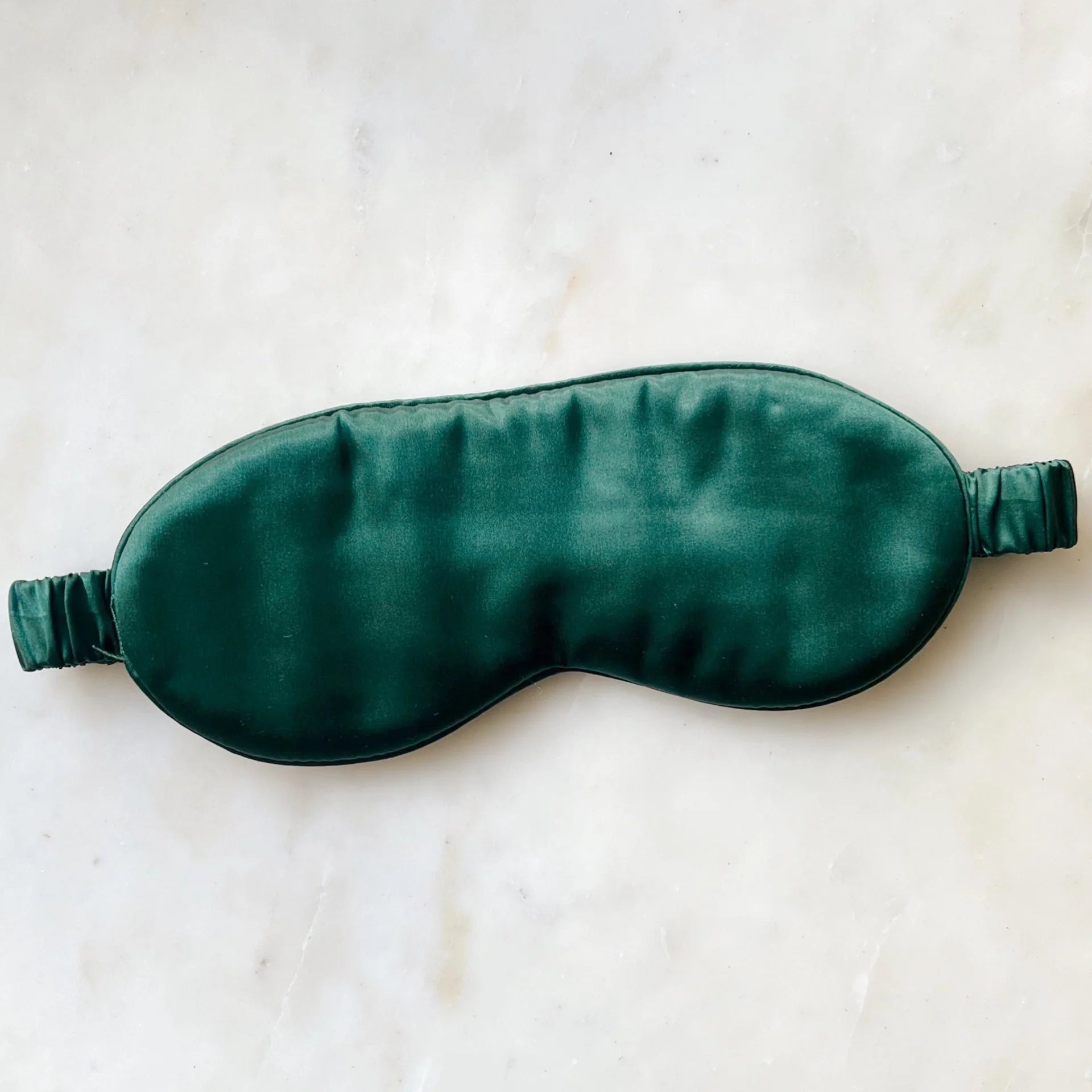 Dark Green Silk Sleep Mask