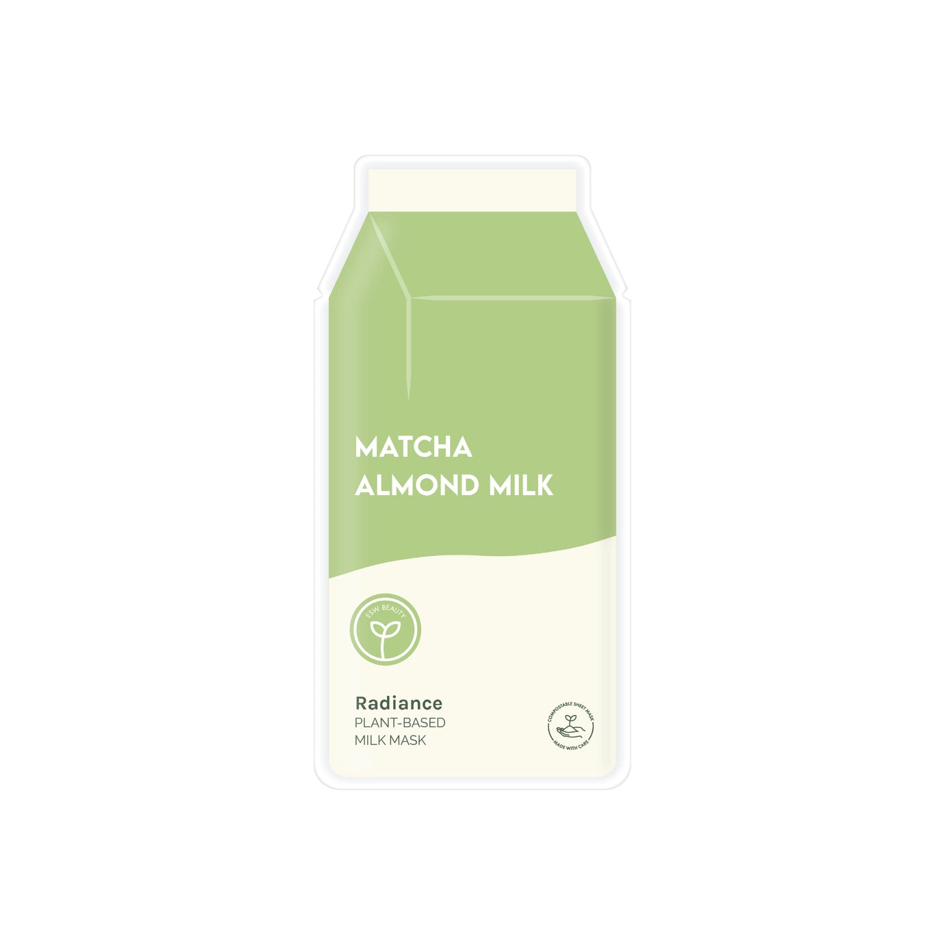 Matcha Almond Milk Plant-Based Milk Mask