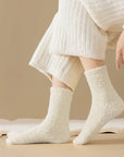 White Lux Cozy Woman Socks