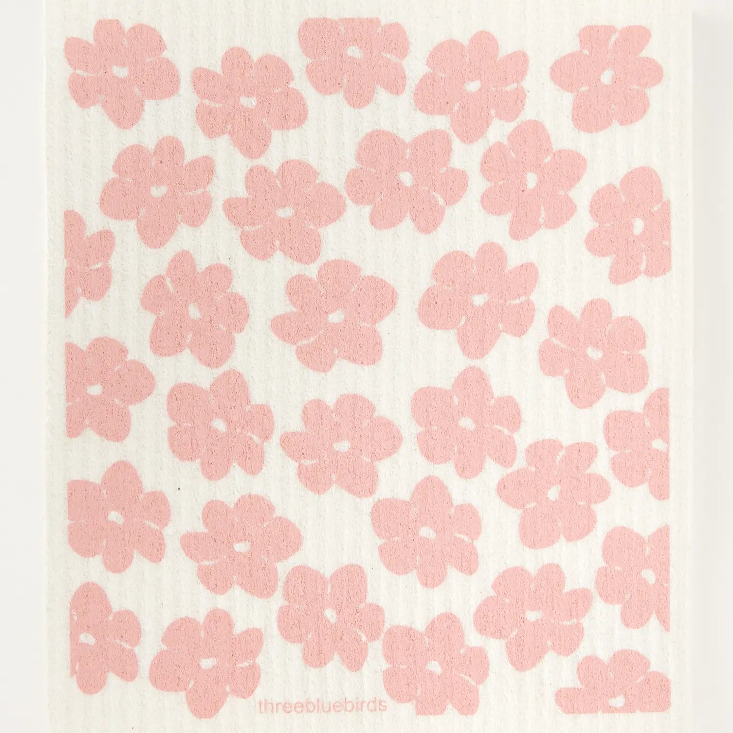 Blush Poppies Swedish Dishcloth