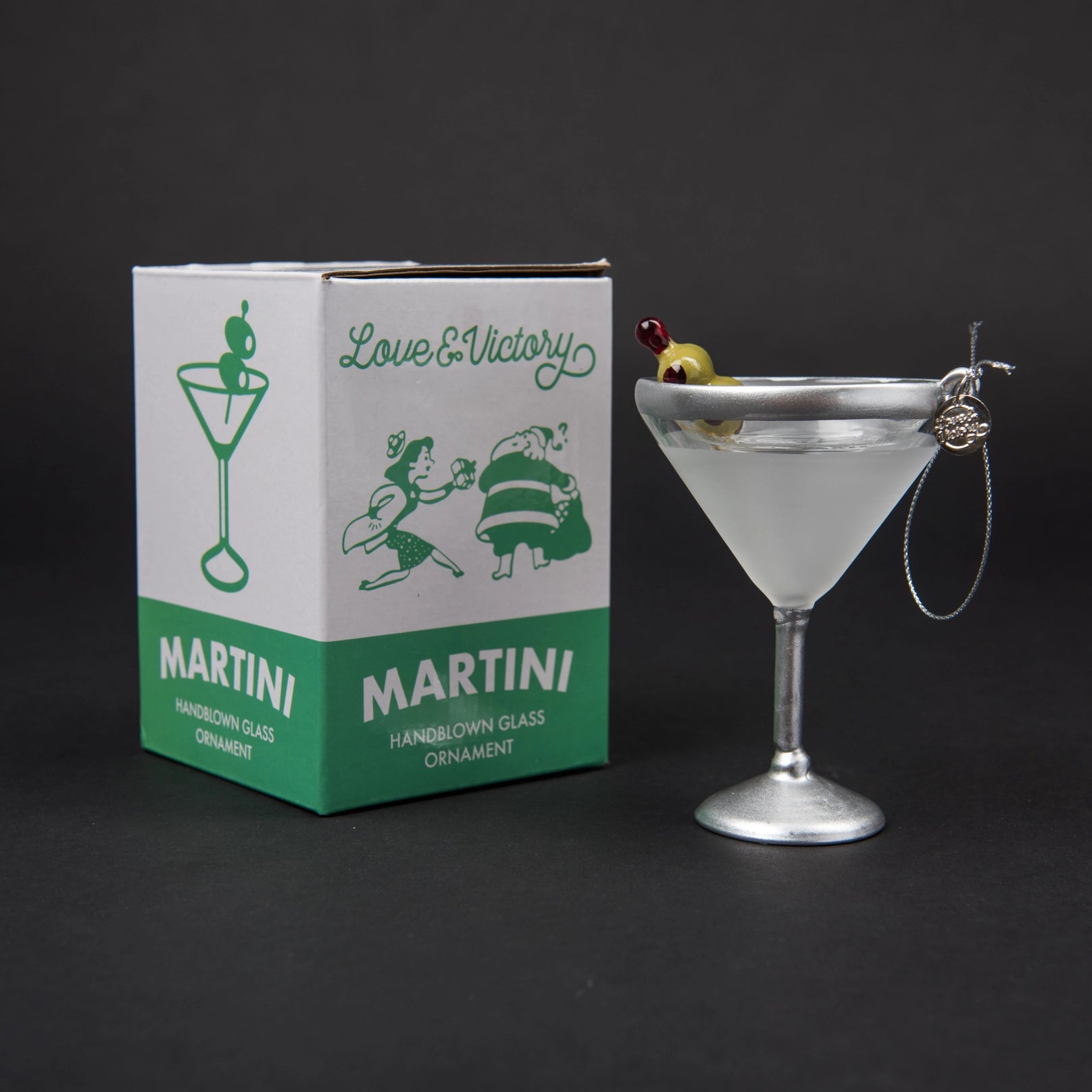 Martini Cocktail Holiday Ornament Christmas Decor