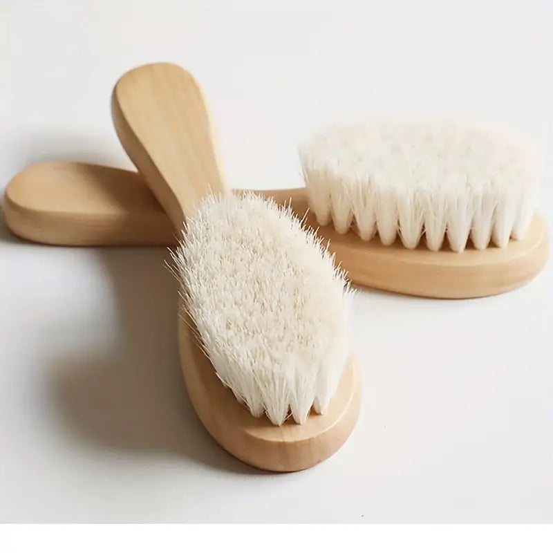 Wool Baby Hair Brush