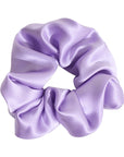 Purple Silk Scrunchie