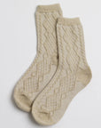 Beige Après Ski Socks