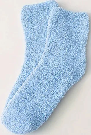 Blue Lux Cozy Socks