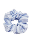 Blue Silk Scrunchie