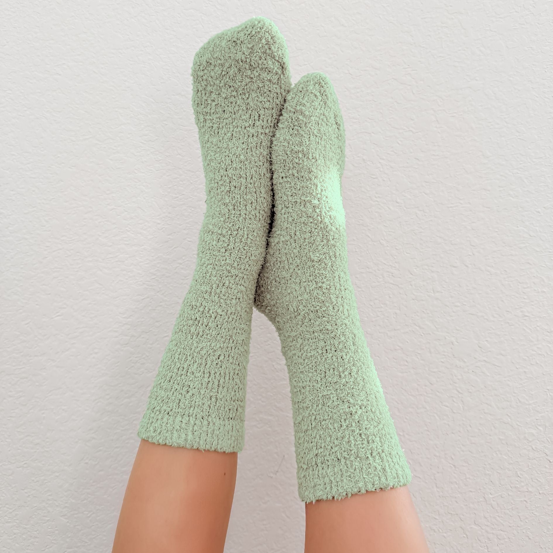 Green Lux Cozy Socks